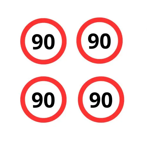 UNE PLAQUE 90