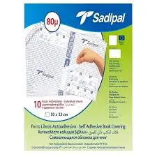 [2P0002953] PROTEGE LIVRE ADHESIF SADIPAL