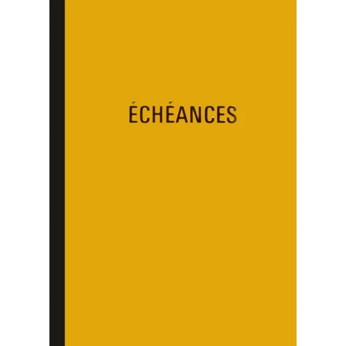CAHIER ECHEANCIER A4