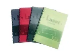 CAHIER SPIRAL LASER 144P 5*5