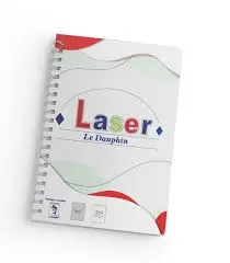 CAHIER SPIRAL LASER 192P 5*5