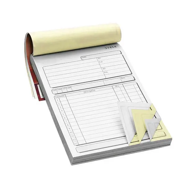 BON PAPIER NCR IMP 3 CLR AVEC NUMERO