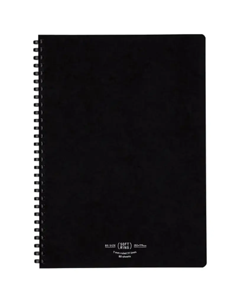 CARNET SPIRALE SIMPLE 240 PAGES 5*5 FT 11*15.5 COUV.RIGIDE + 5INT