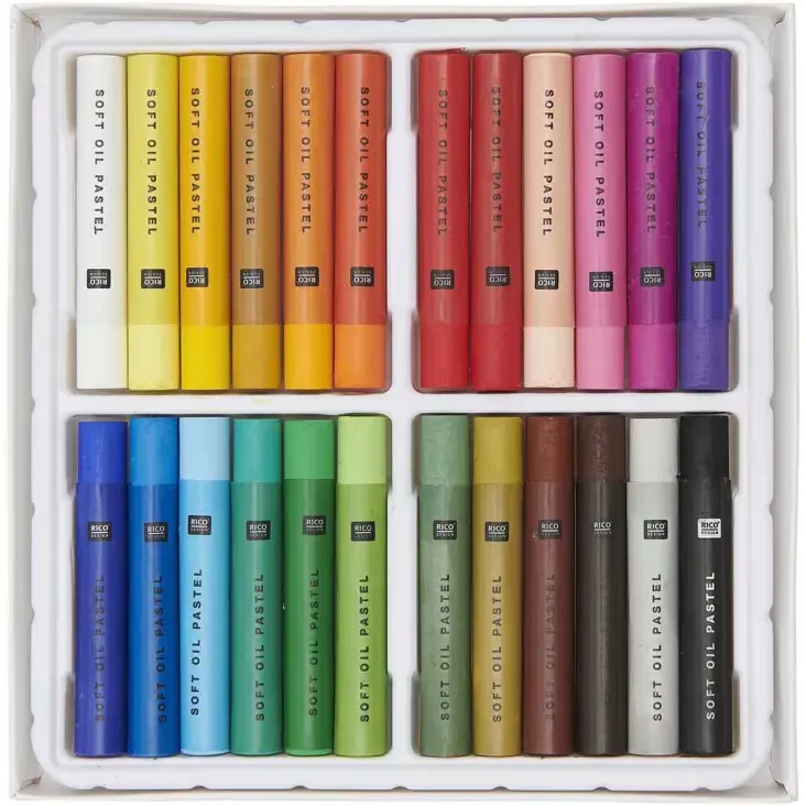PASTEL A HUILE 24 COLOR