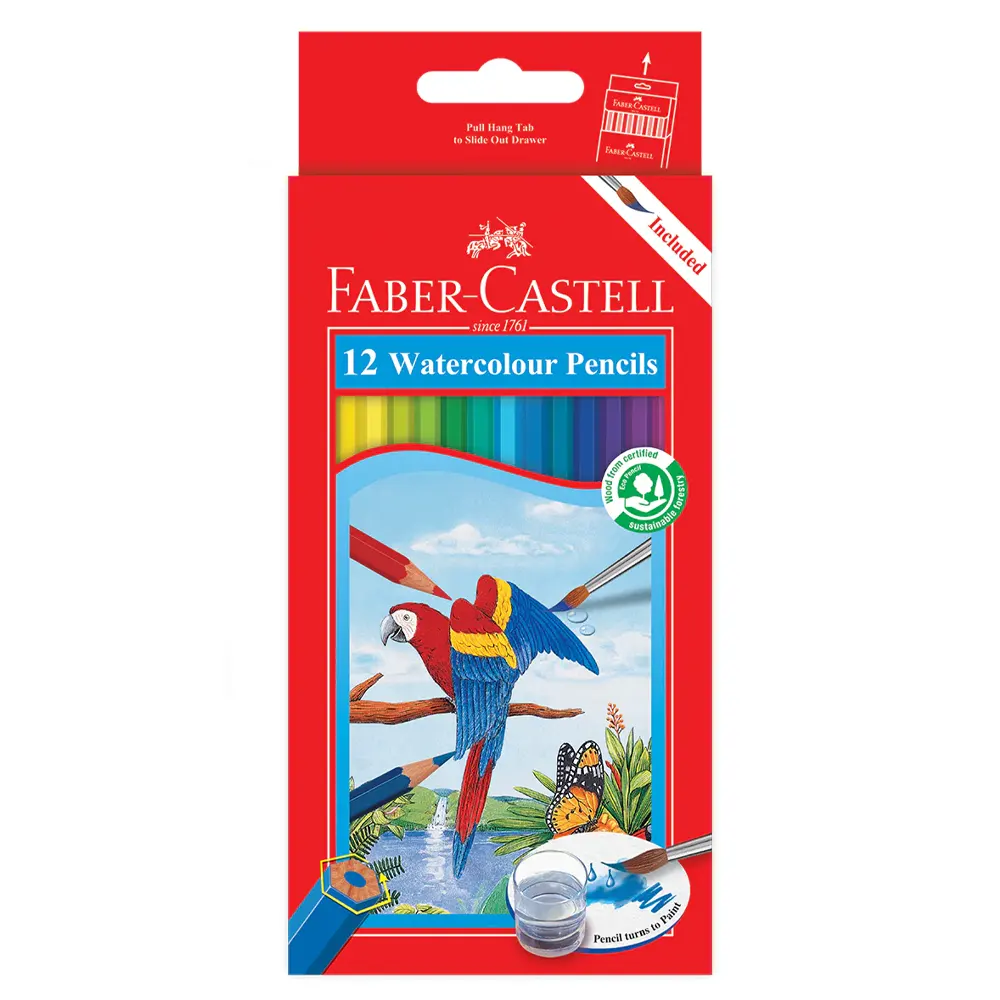 12 CRAYONS AQUARELLES CLASSIQUE