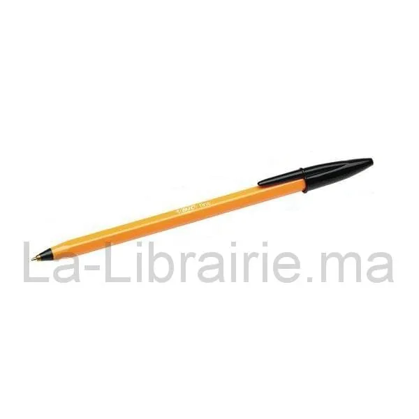 [2P0001668] STYLO BIC JAUNE NOIR