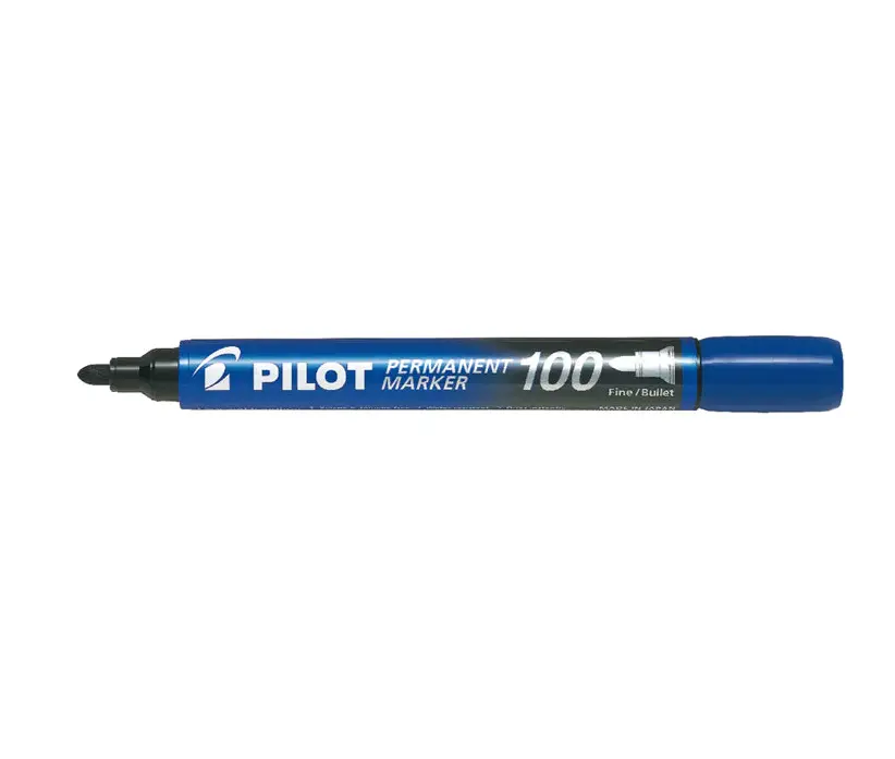 PILOT PERMANENT MARKER 100 BLEU
