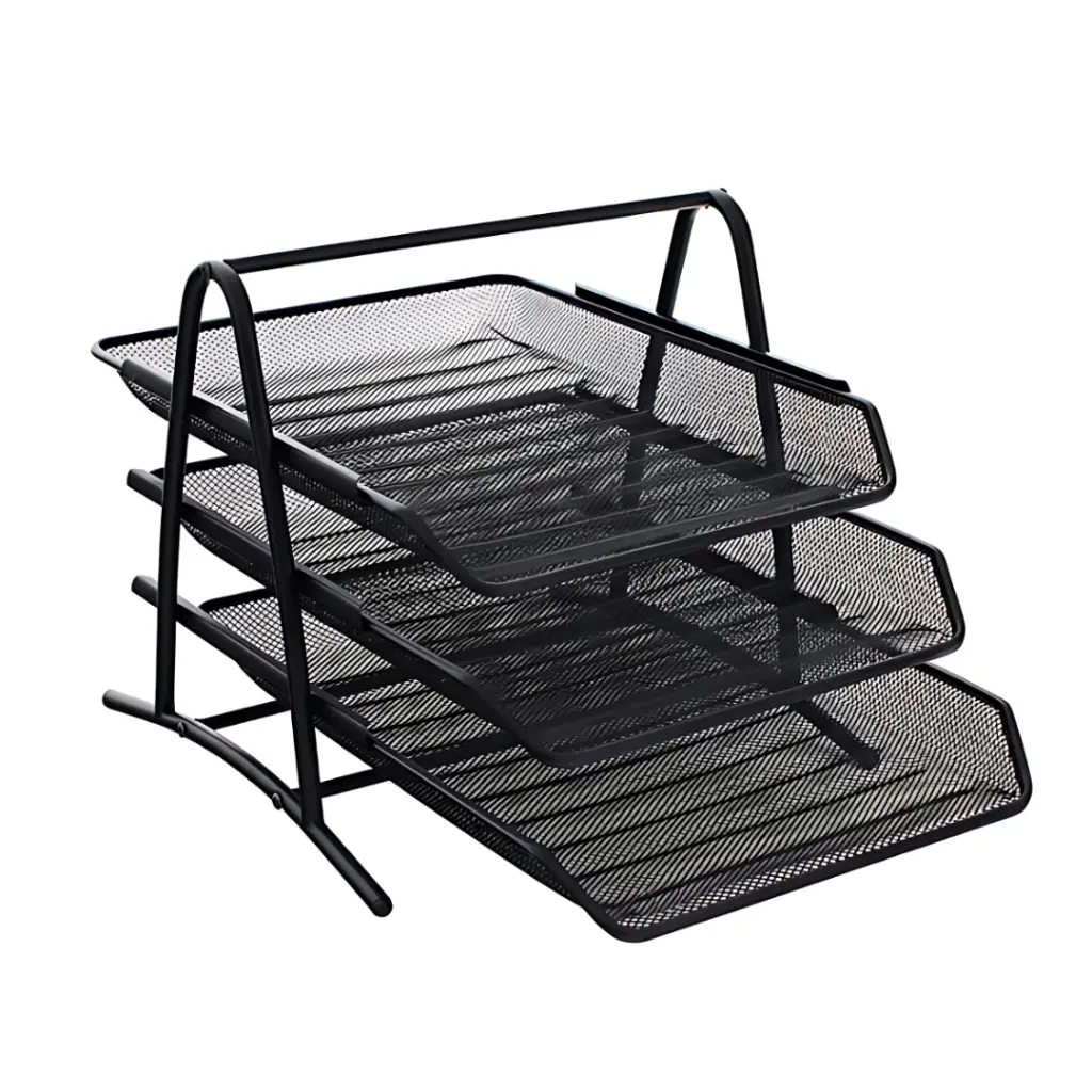 PANIER A COURRIER 3 ETAGES METAL