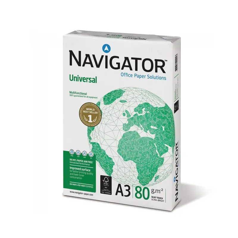RAMETTE PAPIER A3 80G NAVIGATOR