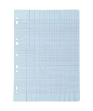 DOUBLE FEUILLE A5 BLEU