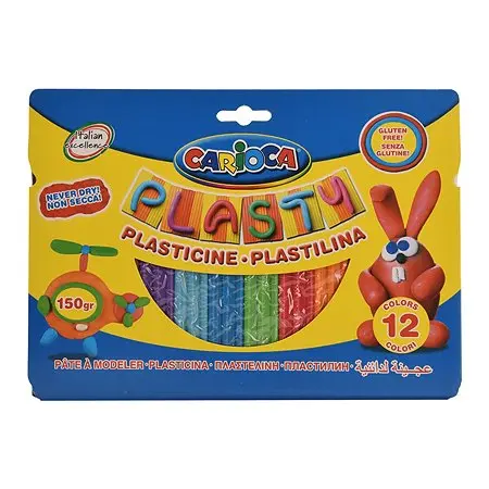 PATE A MODELER PLASTICINE 12 COLOR