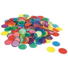 [2P000384] JETONS COLORES