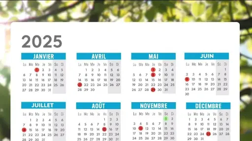 [2P0004328] CALENDRIER 2025
