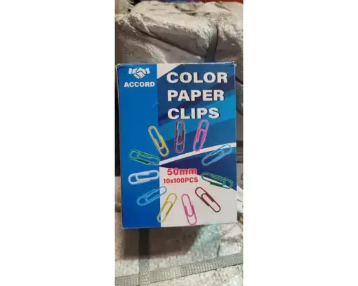 [2P0004997] TROMBONES PLASTIFIEES COULEUR 28MM ACCORD