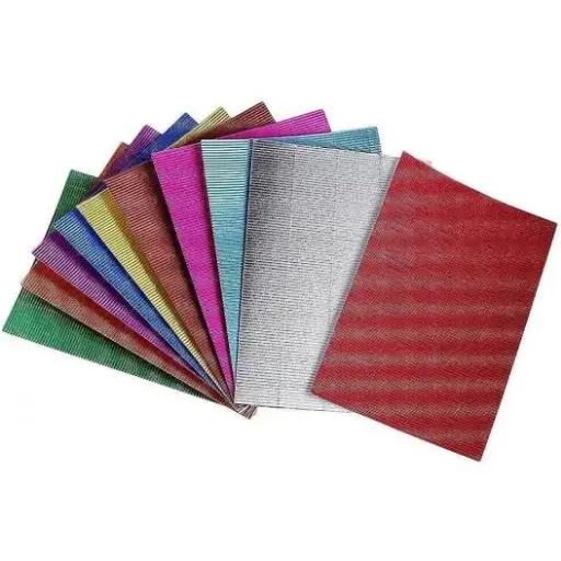 [2P0005006] PAPIER ONDULE METALLIQUE A4 ACCORD