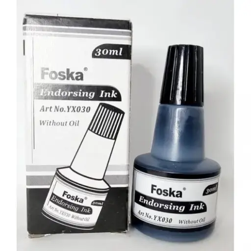 [2P0005776] ENCRE TAMPON  NOIR FOSKA