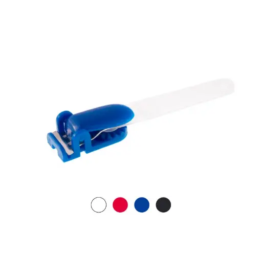 [2P000101] PINCE EN PLASTIQUE DE BADGE