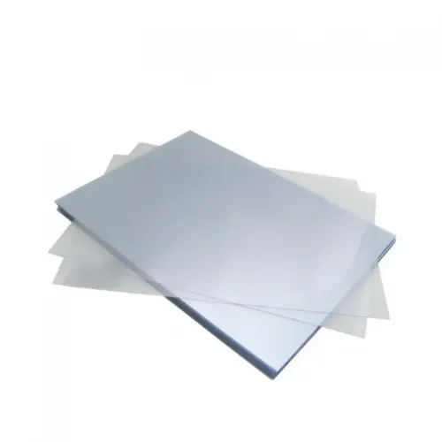 [2P000114] COUVERTURE TRANSPARENT PLASTIQUE A4