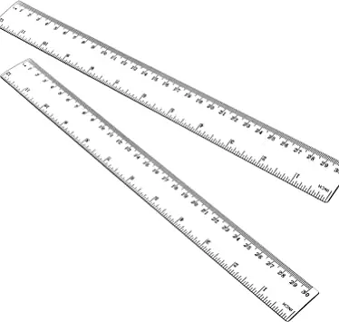 [2P000595] REGLE 30CM EN PLASTIQUE TRANSPARENT