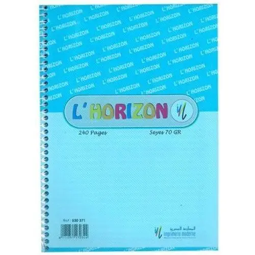 [2P0002049] CAHIER SPIRALE 140P L'HORIZON