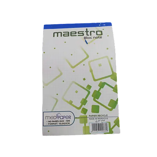[2P0002088] BLOC NOTE MAESTRO