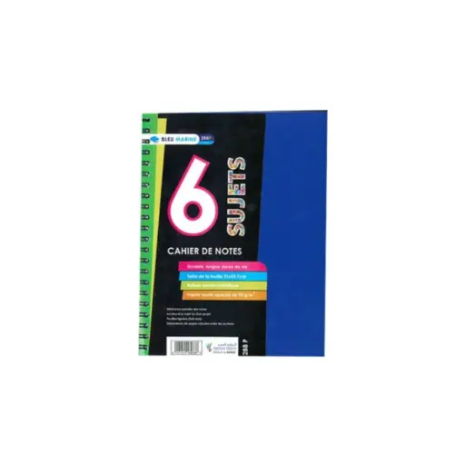 [2P0002407] REGISTRE A4 384P SEYES 6 SUJETS
