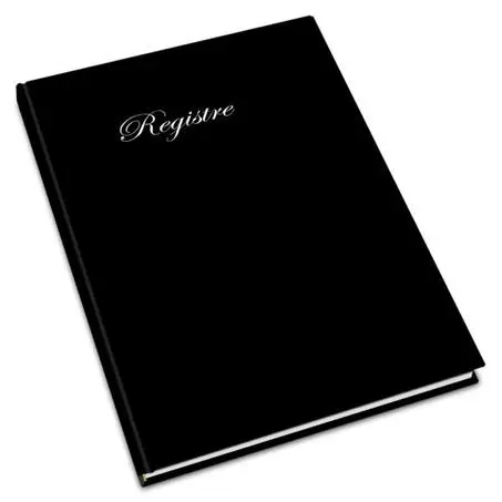 [2P0002647] REGISTRE NOIR 3M 288P
