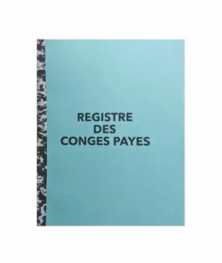 [2P0005837] REGISTRE DES CONGES PAYES