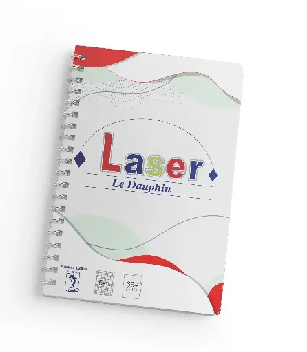 [2P0006299] CAHIER 144P 5*5 LASER DAUPHIN