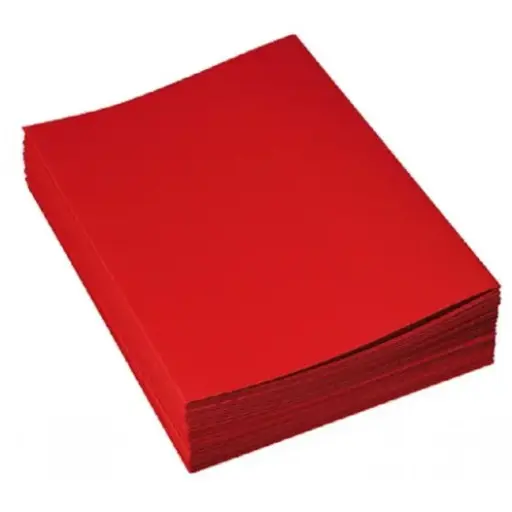 [2P000161] PAQUET CHEMISE CARTONNEE ROUGE