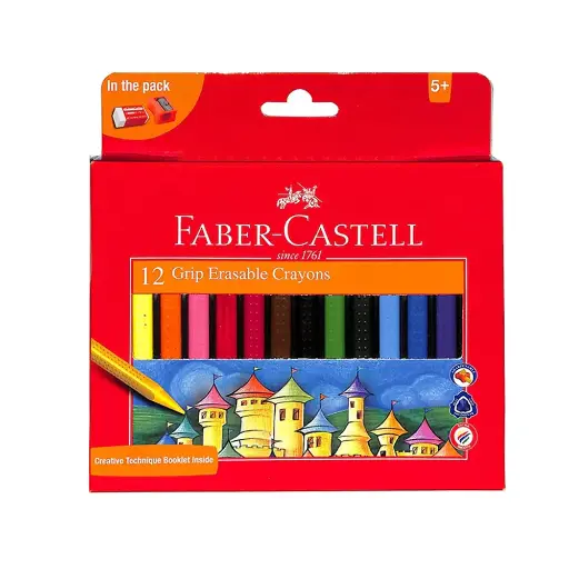 [2P0001772] 12 CRAY A CIRE EFFACABLE +2GT