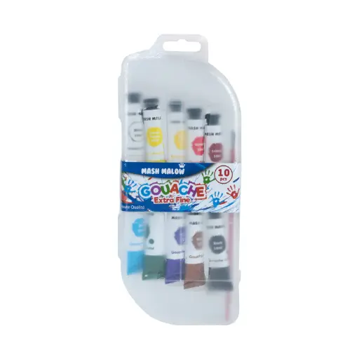 [2P0002510] PEINTURE MASHMALOW 10 COLOR TUBES