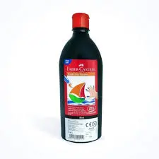 [2P0002658] PEINTURE GOUACHE BOUTEILLE 0.5L TEMPERA NOIR
