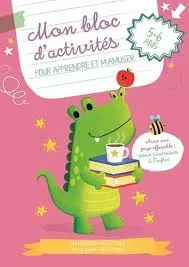 [2P0004177] J'APPRENDS A ECRIRE DES LETTRES-CROCODILE ROSE