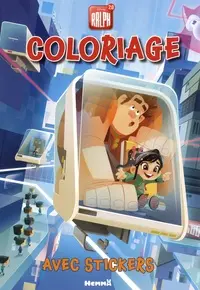 [2P0004184] DISNEY RALPH 2.0 - COLORIAGE AVEC STICKERS
