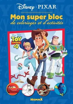 [2P0004206] MON SUPER BLOC DE COLORIAGES ET D'ACT DISNEY PIXAR