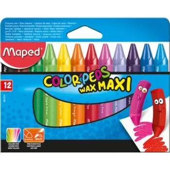 [2P000471] CRAYON COULEUR 11CM MAXIM CIRE 6