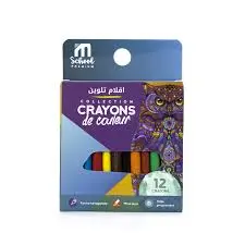 [2P000486] CRAYON COULEUR MSCHOOL 11CM