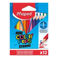 [2P000489] CRAYON COULEUR MAPED MINI STRONG