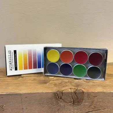 [2P0005158] AQUARELLE 8 COULEUR SPM0303