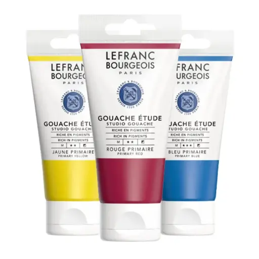 [2P000533] PEINTURE GOUACHE ROUGE FRANC BOURGEOIS