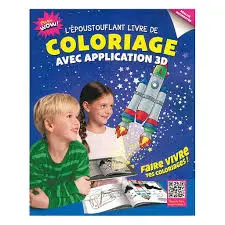 [2P0006038] L'EPOUSTOUFLANT LIRE DE COLORIAGE 3D