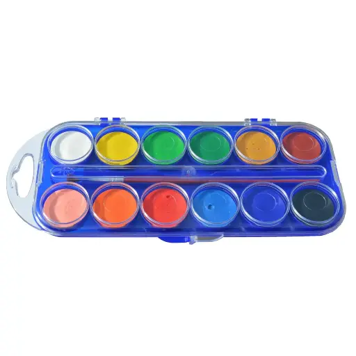 [2P0006361] AQUARELLE PICASSO *12 +PINCEAU ACCORD