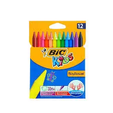 [2P000996] CRAYON CIRE WAX 12