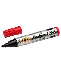 [2P0001023] MARQUEUR PERMANENT BIC 2000 ROUGE