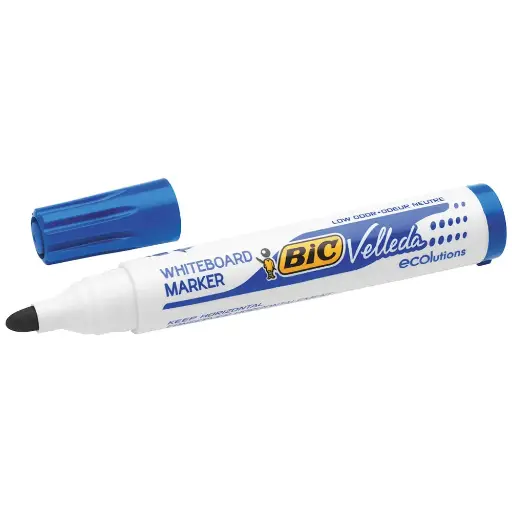 [2P0001644] MARQUEUR VELLEDA BIC BLEU