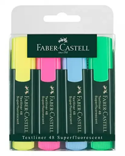 [2P0001934] FLUORESCENT FABER CASTELL 4 FC COULEUR