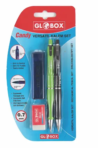 [2P0002440] CRAYON+GOMME  GLOBOX