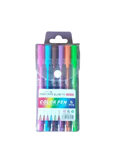[2P0004430] STYLO ZHIFI PAQUET 6 COULEUR