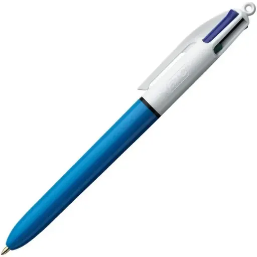 [2P0004709] STYLO BIC 4 COULEURS BLEU